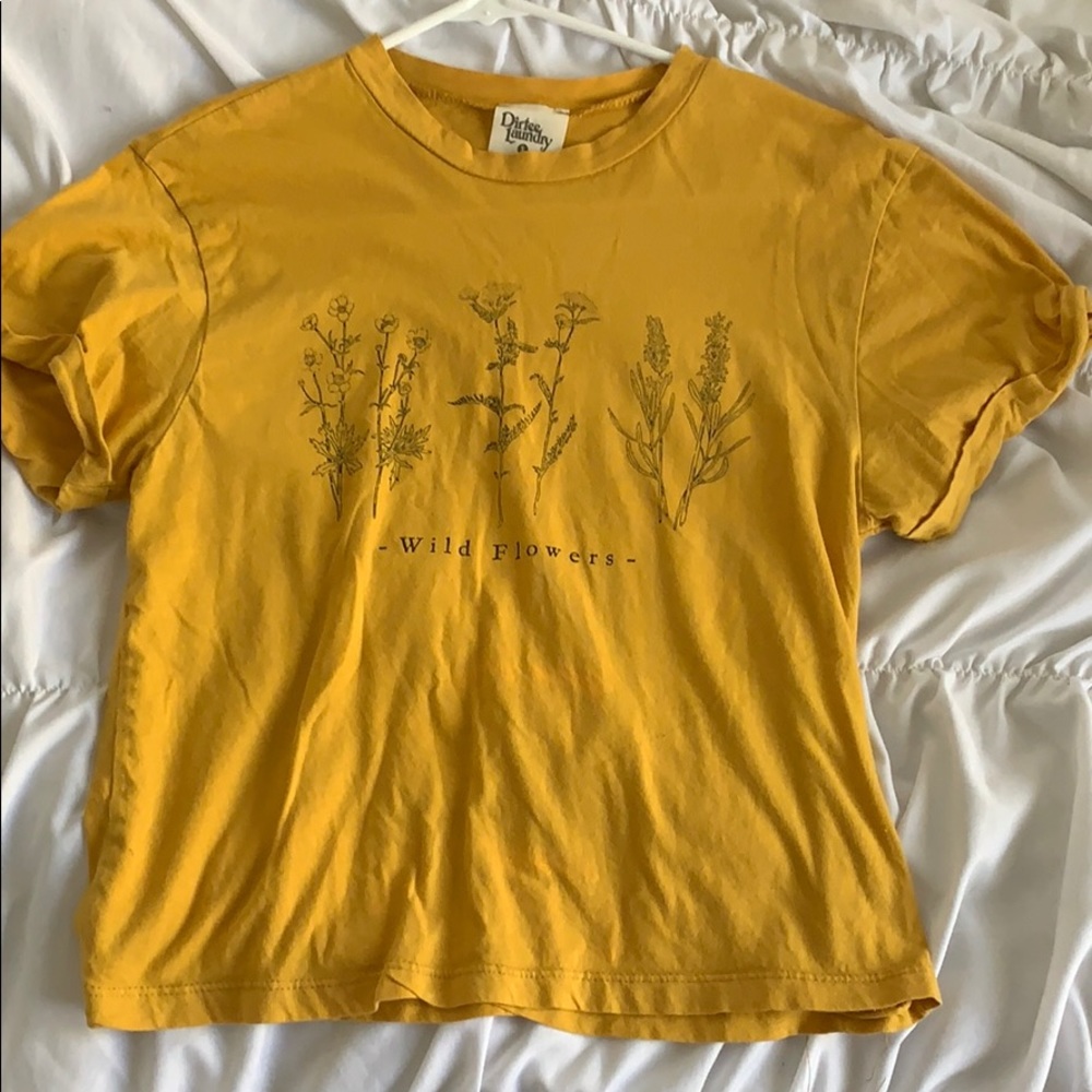 Yellow Wild Flowers Top